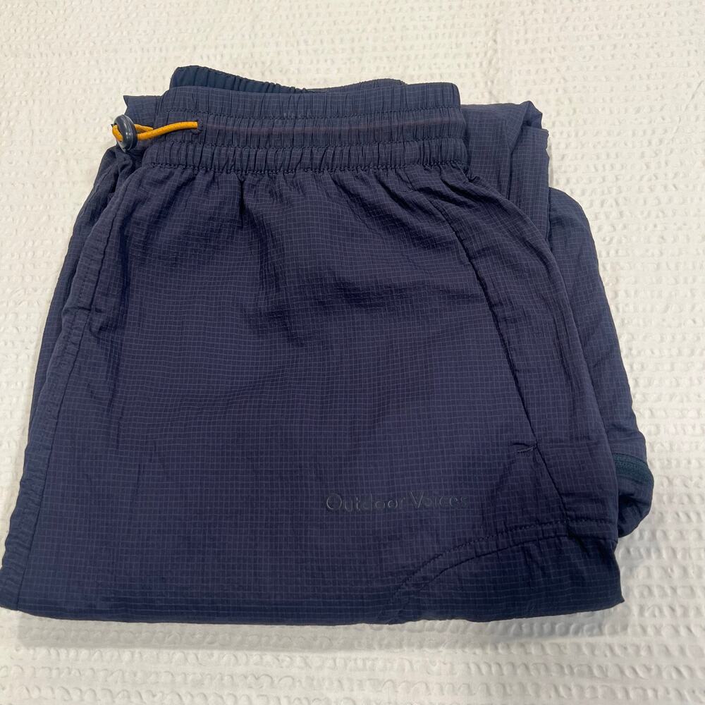 Outdoor voices navy blue windbreaker pants jogger XS women